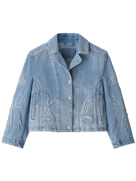 embroidered denim jacket