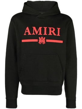 logo-print cotton hoodie 