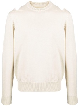 cut-out wool jumper