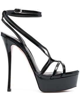 150mm Belen patent leather sandals