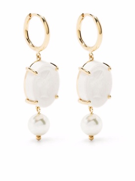 porcelain drop earrings