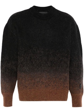 Brown Ombré Effect Sweater