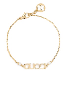 Gold-Tone Gucci Letter Bracelet