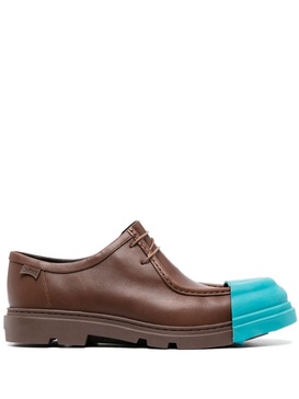 Junction leather derby shoes