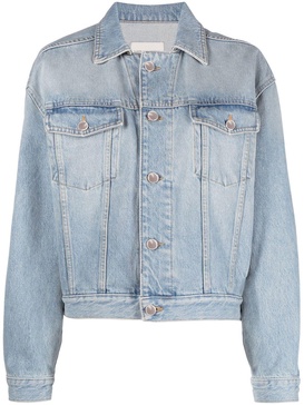 long-sleeved denim jacket