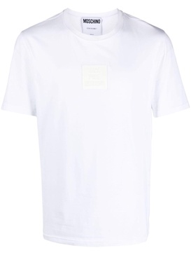 logo-patch stretch-cotton T-shirt