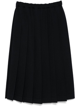 pleated midi skirt 