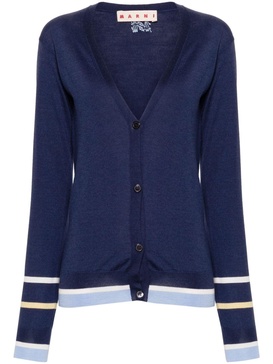 MARNI Navy Blue Spring Cardigan for Women