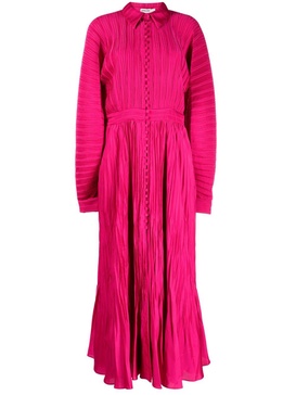 Indiana pleated maxi dress