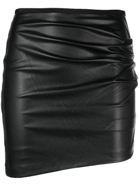 mid-rise straight skirt 