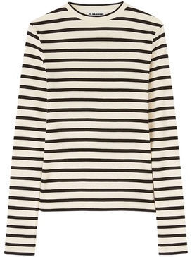 stripe-print cotton T-shirt