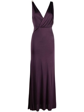 V-neck sleeveless maxi dress