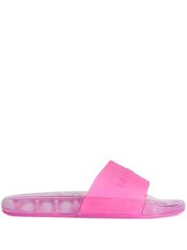 Women's Pool Transparent Slide Sandal  in Pink