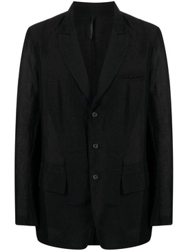 single-breasted V-neck blazer