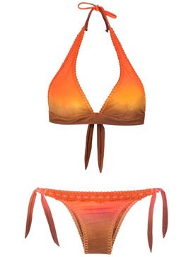 embroidery Tie Dye bikini set