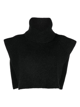 Emmit roll-neck cashmere collar