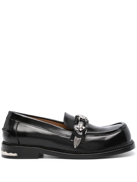 stud-detailing loafers