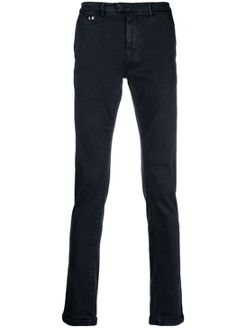 low-rise slim-fit trousers