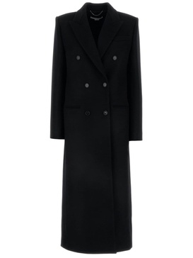 wool double breasted coat 