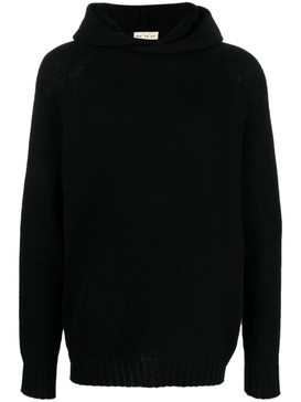 wool hooded jumper