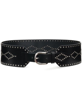 Lucie studded leather belt