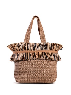 Bonnie raffia tote bag