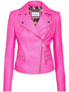 leather biker jacket