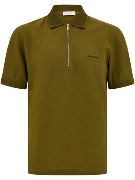 zip collar polo