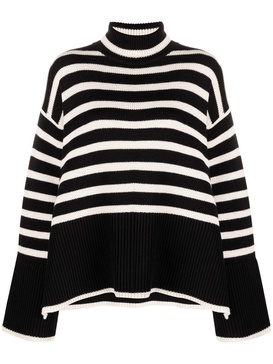 Toteme Pre Wool Striped Turtle Neck Jumper