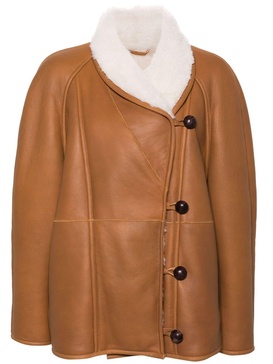 Alinae leather coat