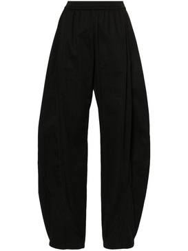 logo-print tapered trousers