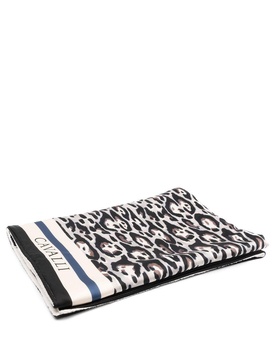 leopard-print beach towel