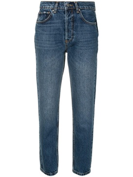 Sonya high-rise straight jeans