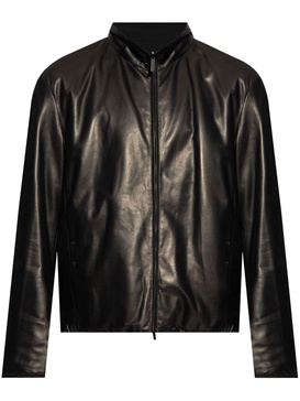 reversible leather jacket