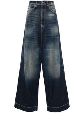 Jesse low-rise wide-leg jeans