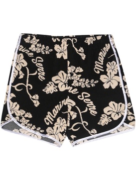 jacquard towelling shorts