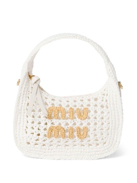 Wander crochet-knit shoulder bag