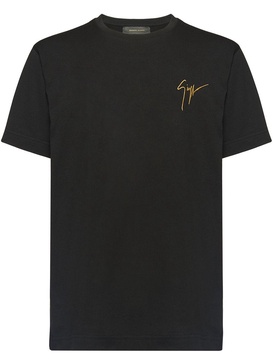 logo embroidered T-shirt