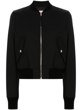 cropped bomber jacket