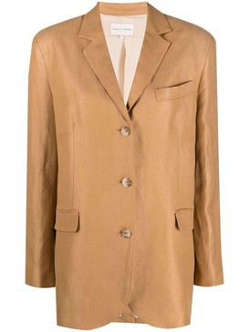 single-breasted long-sleeved blazer