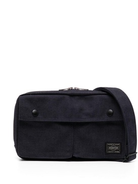 logo-patch shoulder bag 