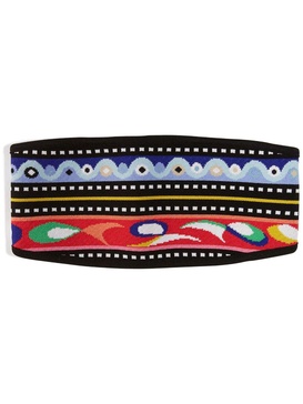 abstract-print headband  