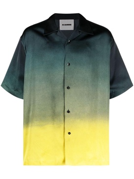 gradient-effect short-sleeve shirt