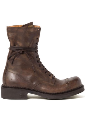 Leather Laced boots (35mm)