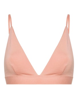 Triangle fine-ribbed bra