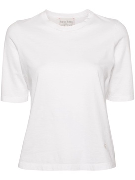 logo-embroidered cotton T-shirt