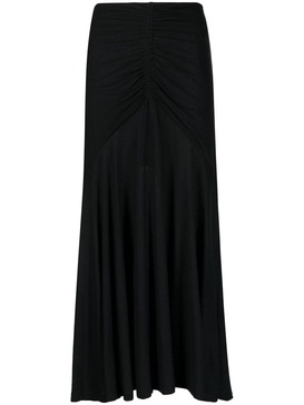 Nadira ruched maxi skirt