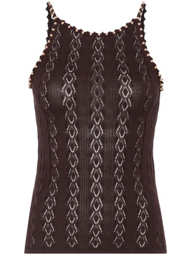 x Louis Barthélemy beaded knitted top