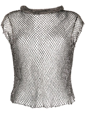 Knox V-neck mesh top