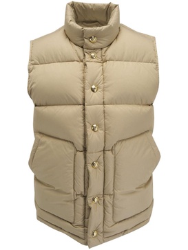 padded press-stud gilet